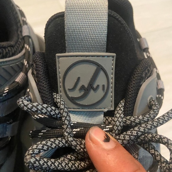 Javi Black and Grey Sneakers - Picture 2 of 5